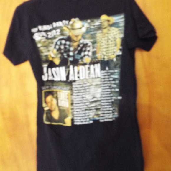 Jason Aldean My Kinda Party Tour 2012 Concert Tee Shirt Small Adult - Picture 3 of 5